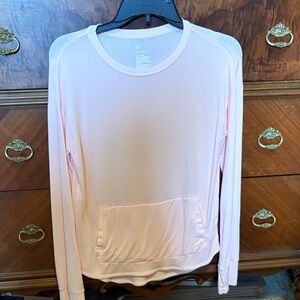 Girls All in Motion Light Pink Long Sleeve Tee